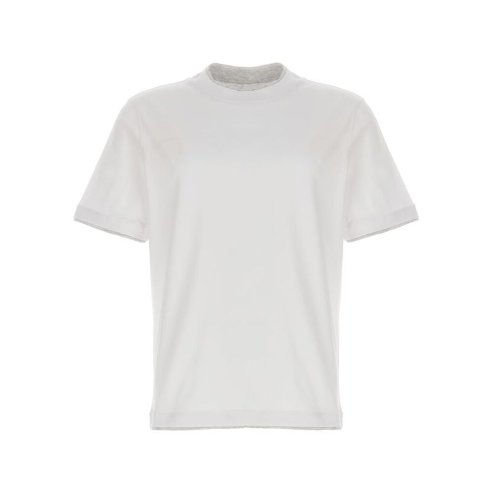 Brunello Cucinelli White Cotton Men's T-Shirt